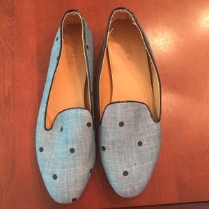 J. Crew Chambray Addie Loafer 8.5